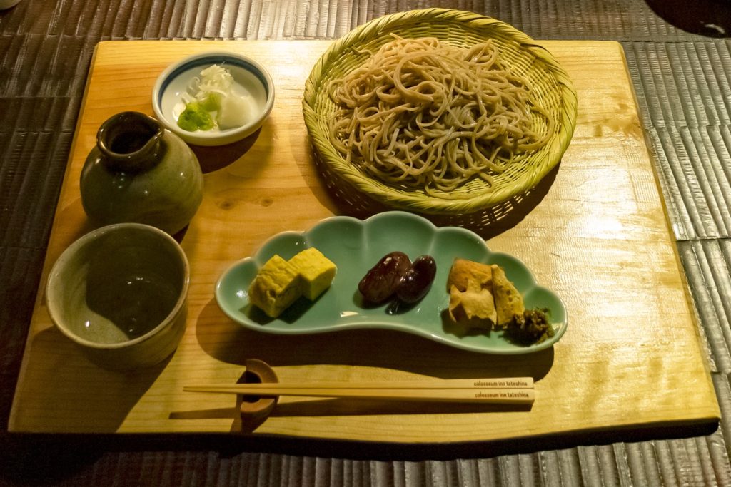 杣人のそばコース1.せいろそば